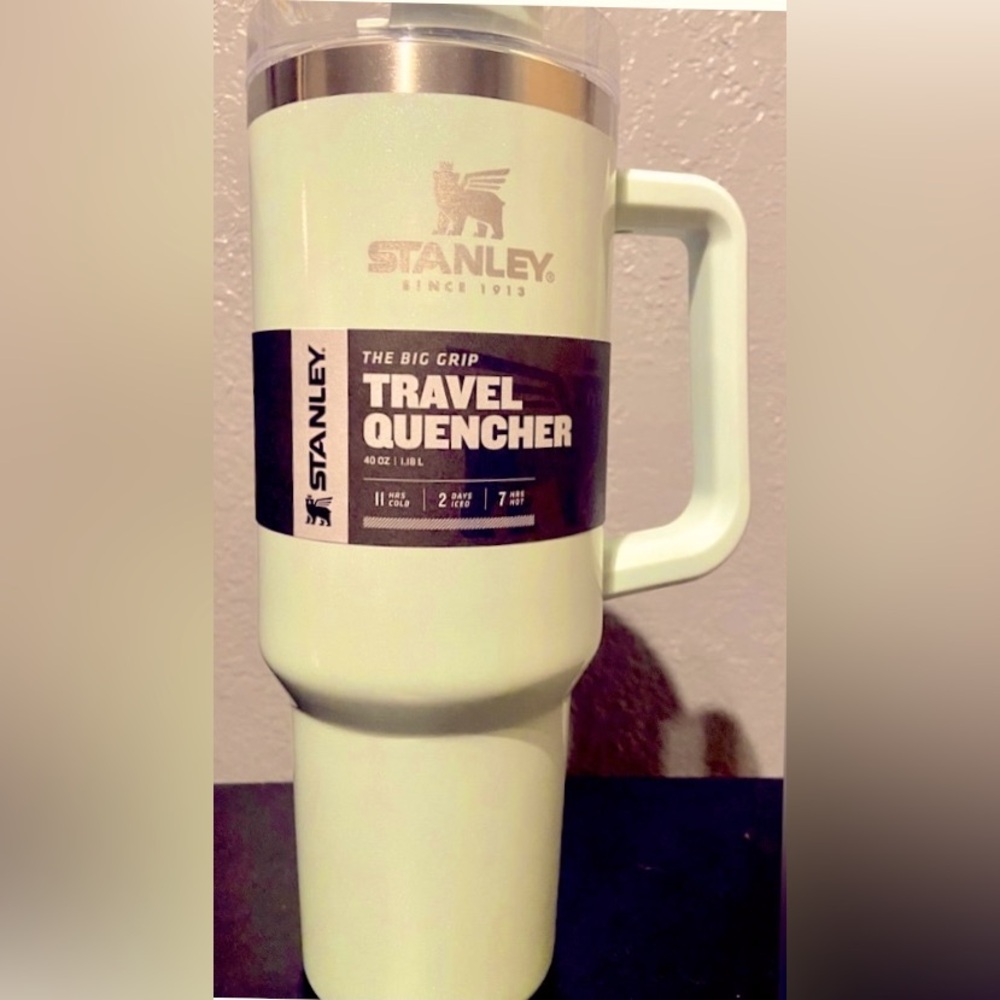 Stanley Adventure Quencher Tumbler 40 oz Spearmint Pearlescent with Straw New
